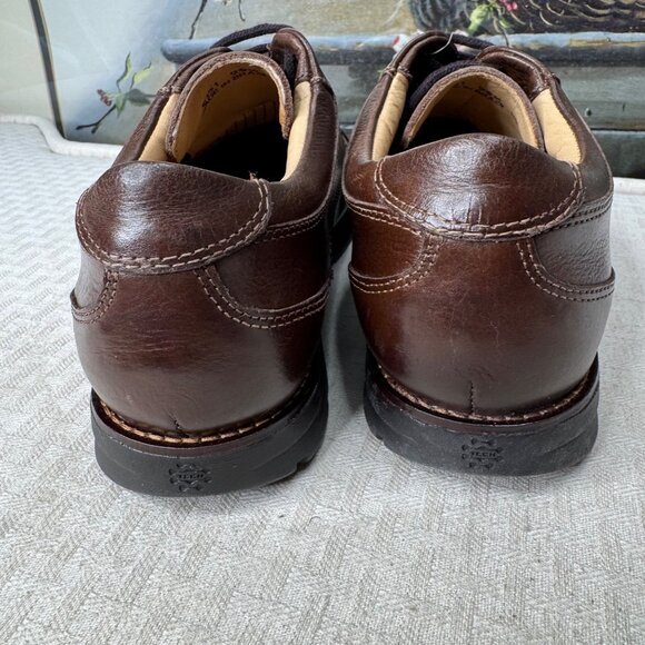 Mens SVL Footwear Size 9.5 Brown Leather Oxford Captoe Dress Shoes main image 4